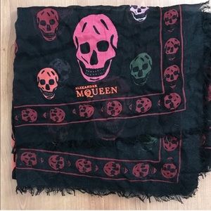 Alexander McQueen Silk Skull Scarf
